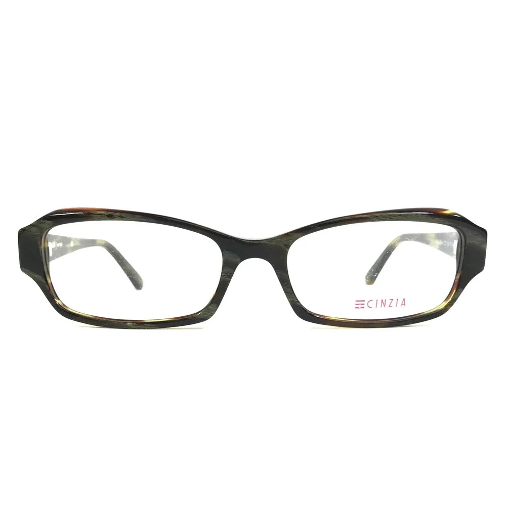Cinzia Eyeglasses Frames CIN-5054 C3 Tortoise Rectangle Full Rim 54-17-145